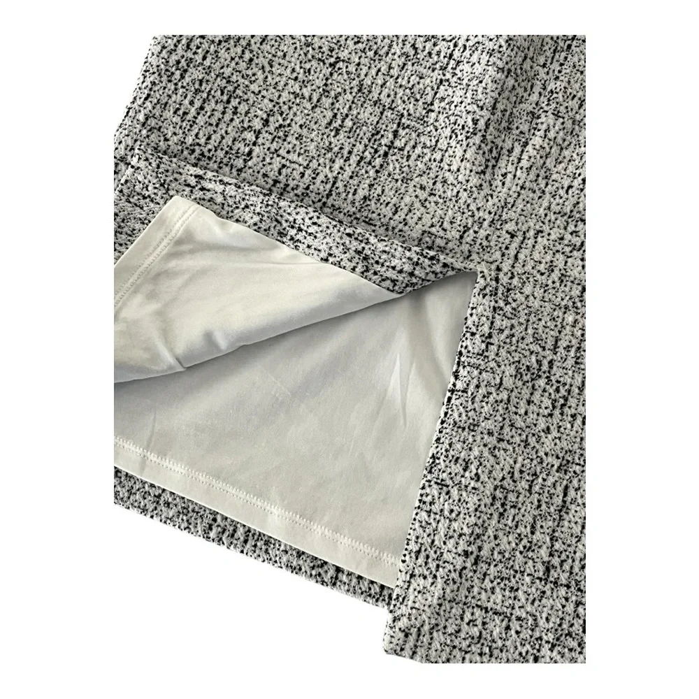 Express Black & White Textured‎ Pencil Skirt XS